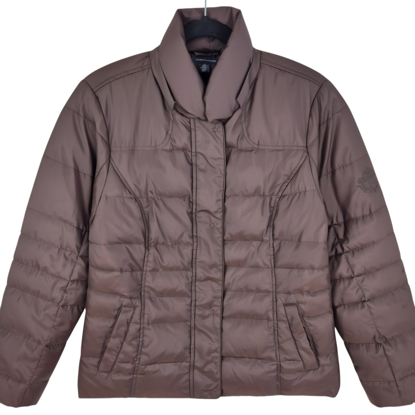 Tommy Hilfiger Womens Brown Down Jacket Size M