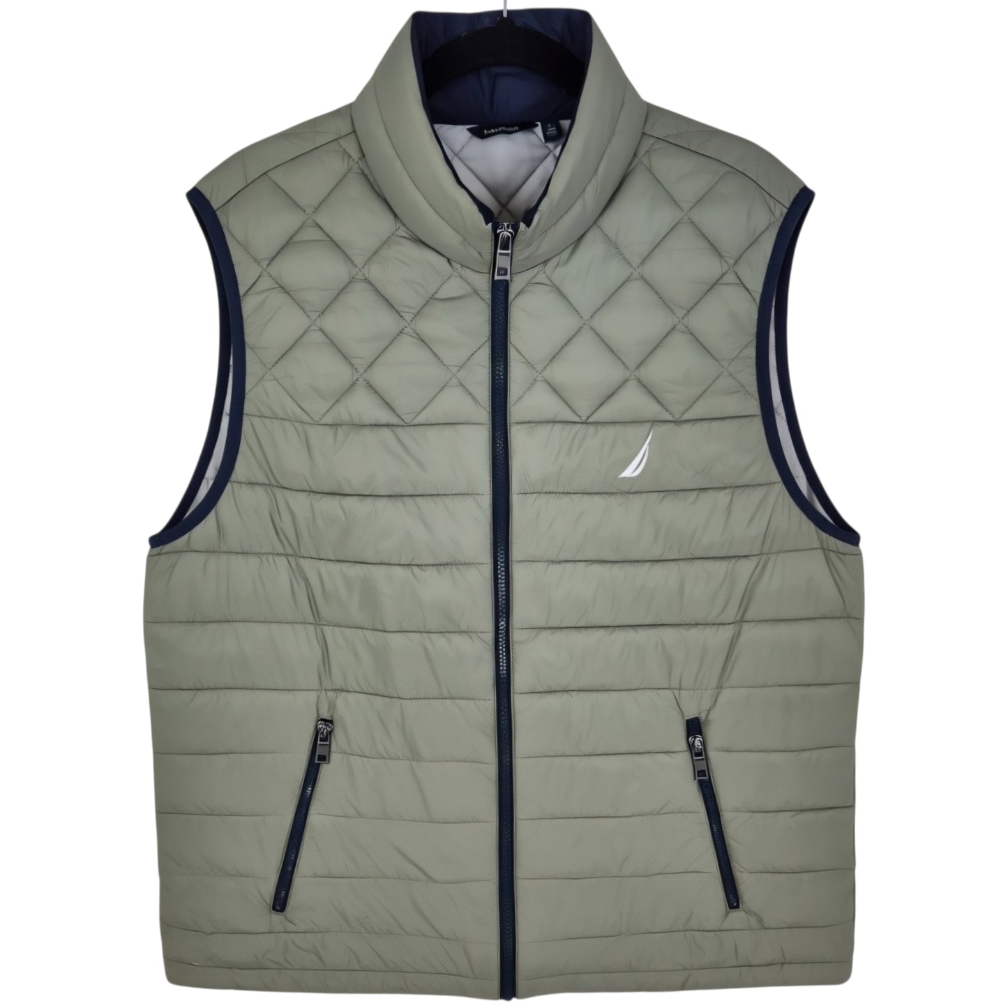 Nautica Khaki Green Padded Vest Size L