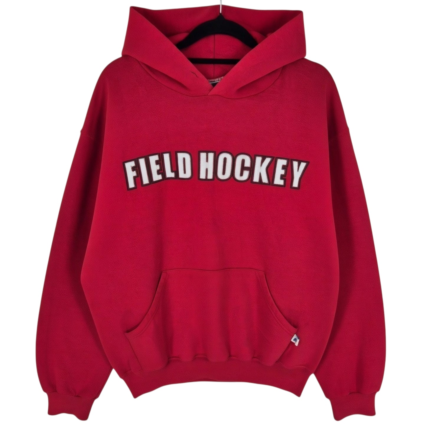 Vintage Russell Athletic 90's Red Field Hockey Hoodie Size M