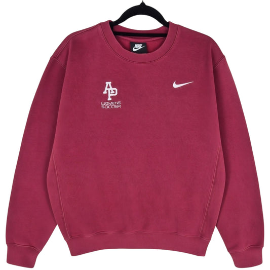 Nike AP Womens Soccer Burgundy Crewneck Sweater Size S