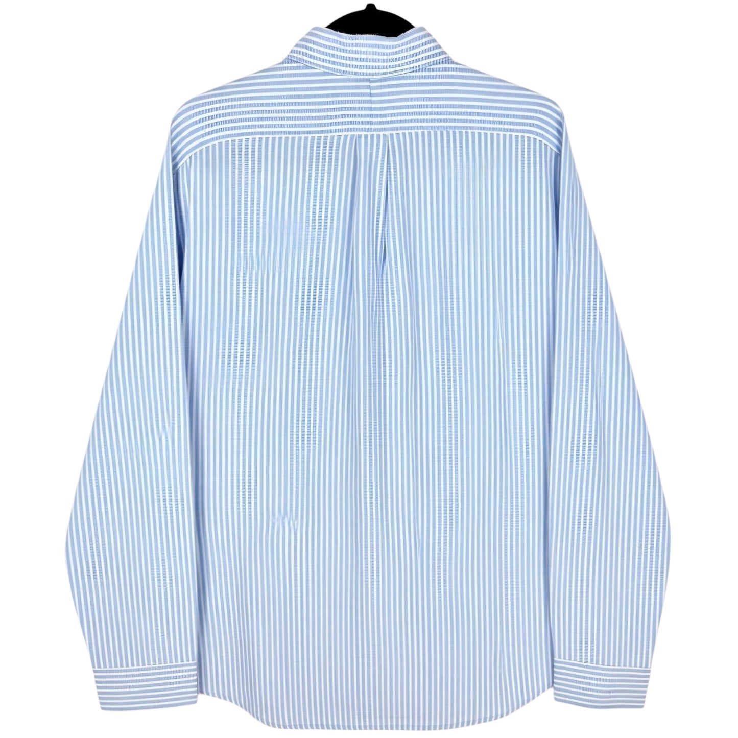 Polo Ralph Lauren Blue & White Striped Classic Fit Linen Dress Shirt Size XL