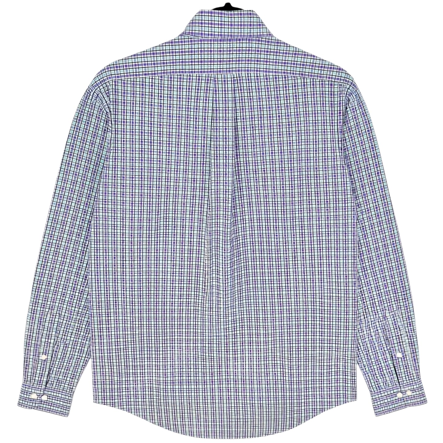 Vintage Polo Ralph Lauren 90's Purple & Green Slim Dress Shit Size M