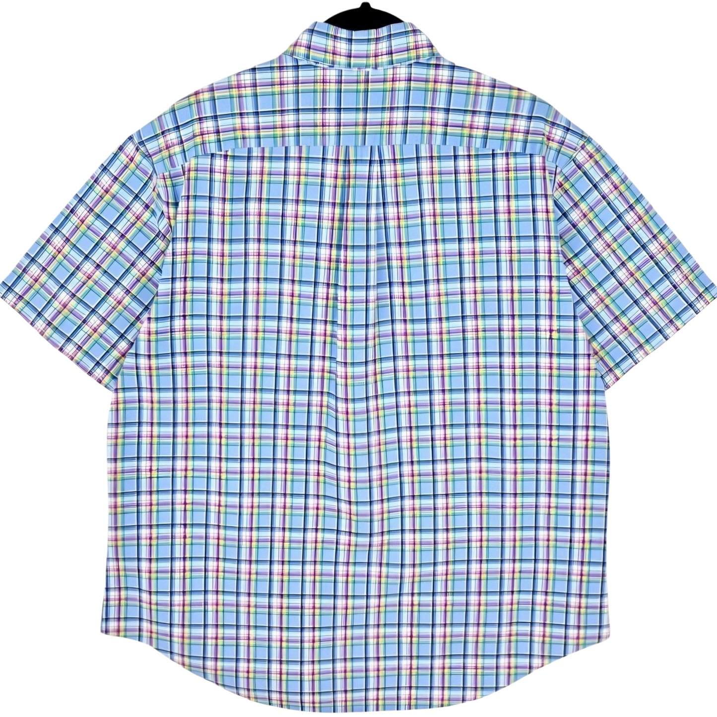 Polo Ralph Lauren Colourful Checkered Short Sleeve Button Shirt Size XL