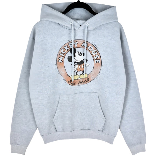 Disney Mickey Mouse Light Grey Hoodie Size S