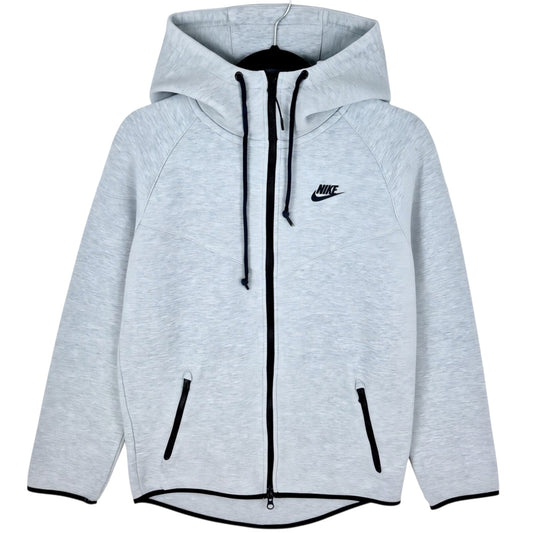 Nike Tech Light Grey Zip Hoodie Size M