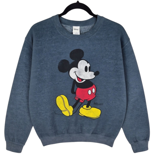 Disney Mickey Mouse Dark Grey Crewneck Sweater Size S