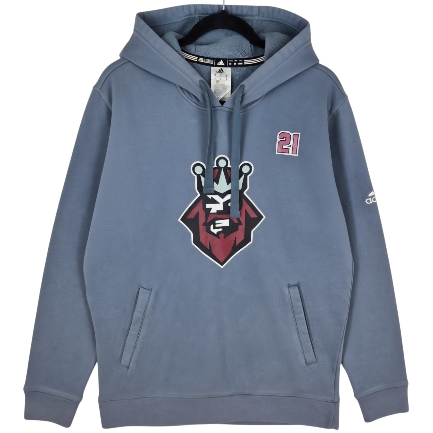Adidas Grey Hoodie Size M