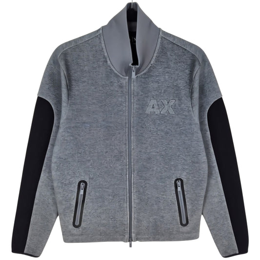 Armani Exchange Grey Zip Sweater Size M