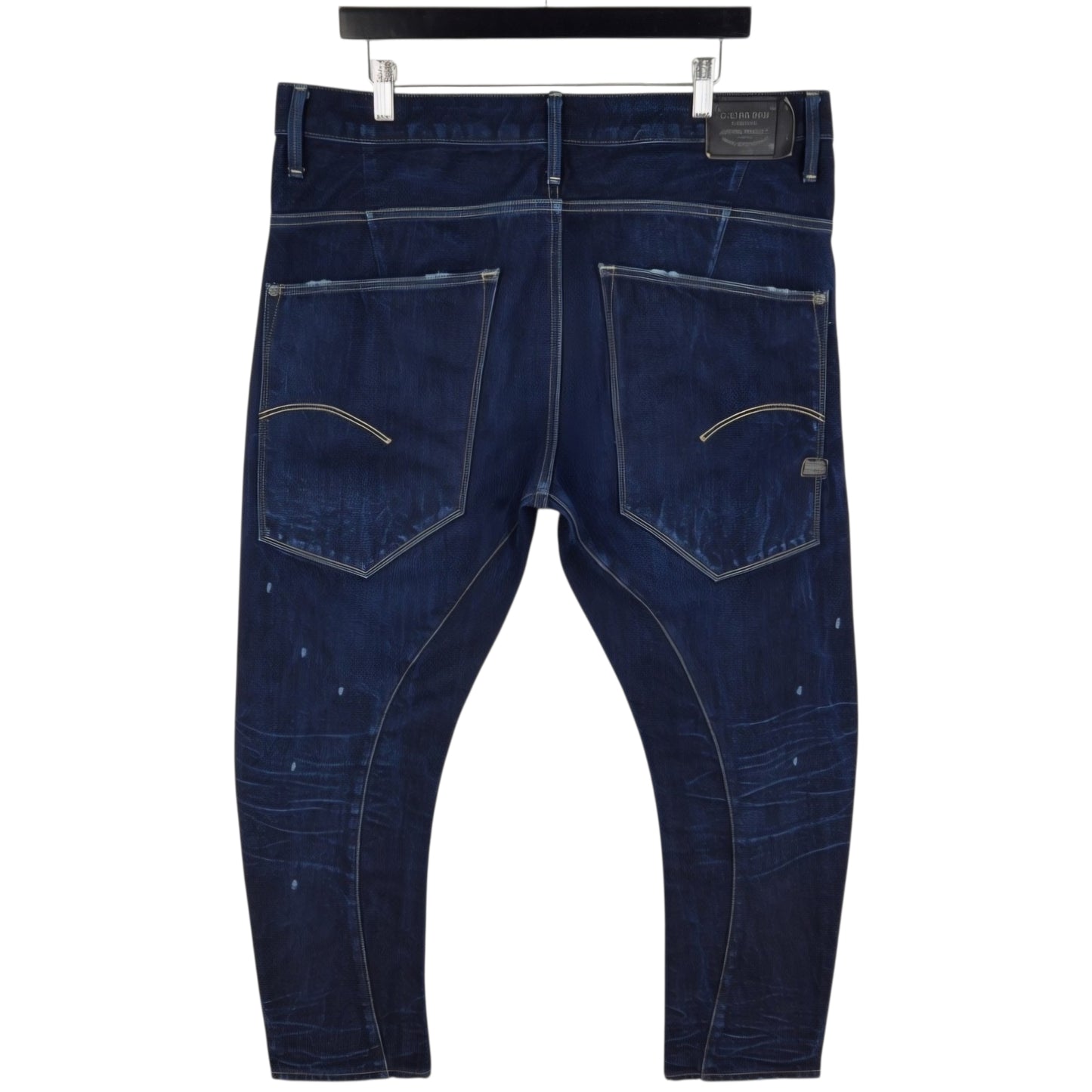 G Star Raw Jeans Dark Blue 3D Fit Heavy Rigid Denim W37