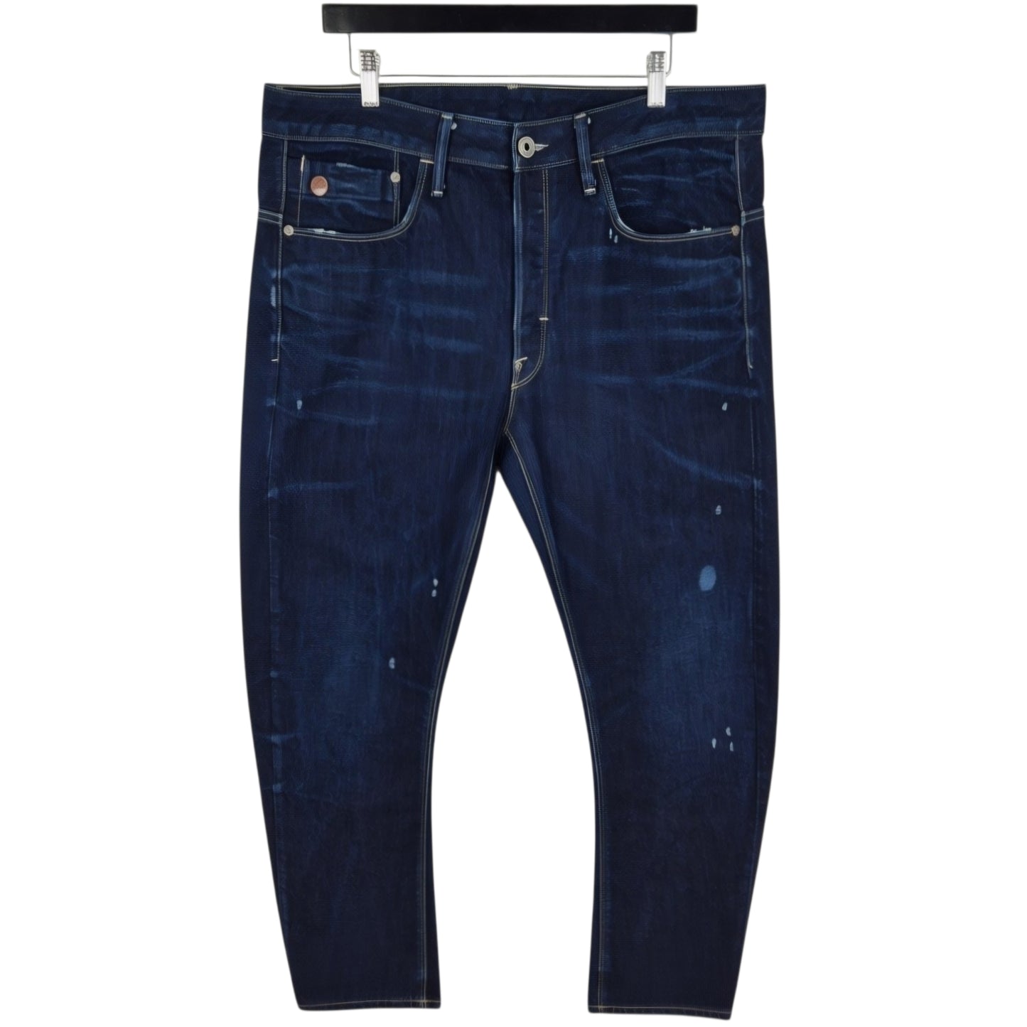 G Star Raw Jeans Dark Blue 3D Fit Heavy Rigid Denim W37
