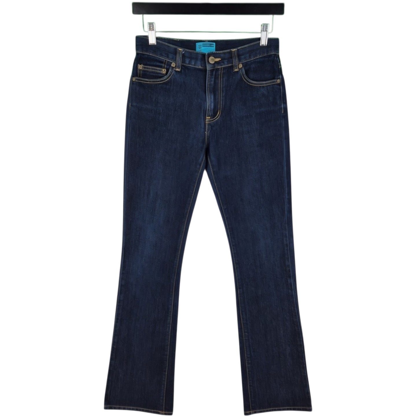 Lee Jeans Womens Dark Blue Trumpet Leg Denim W27