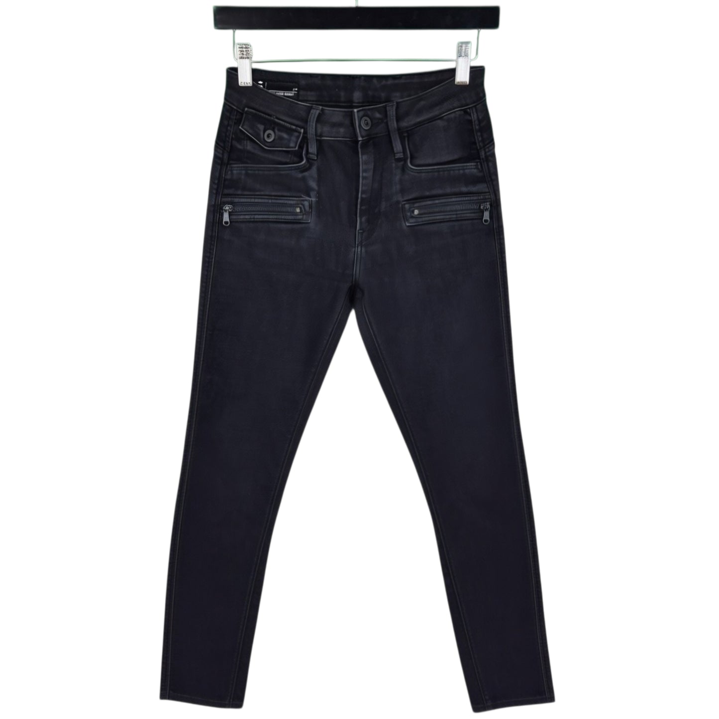G Star Jeans Womens Black Super Skinny Denim W26