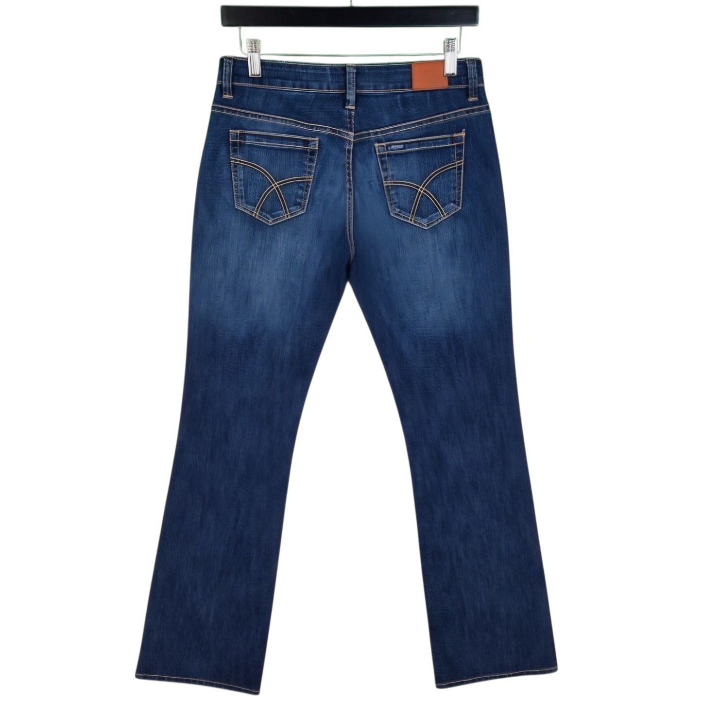 Lee Riders Jeans Womens Dark Blue Bumster Bootcut Stretch Denim W29