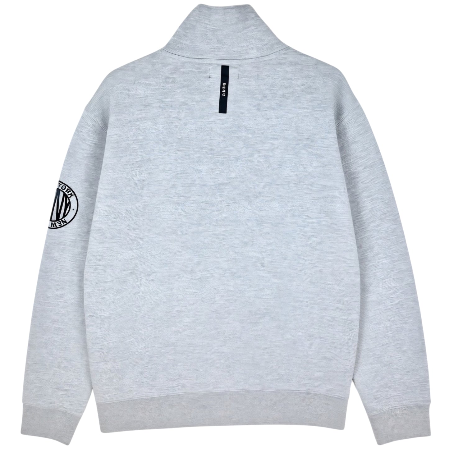 DKNY Light Grey Quarter Zip Sweater Size M