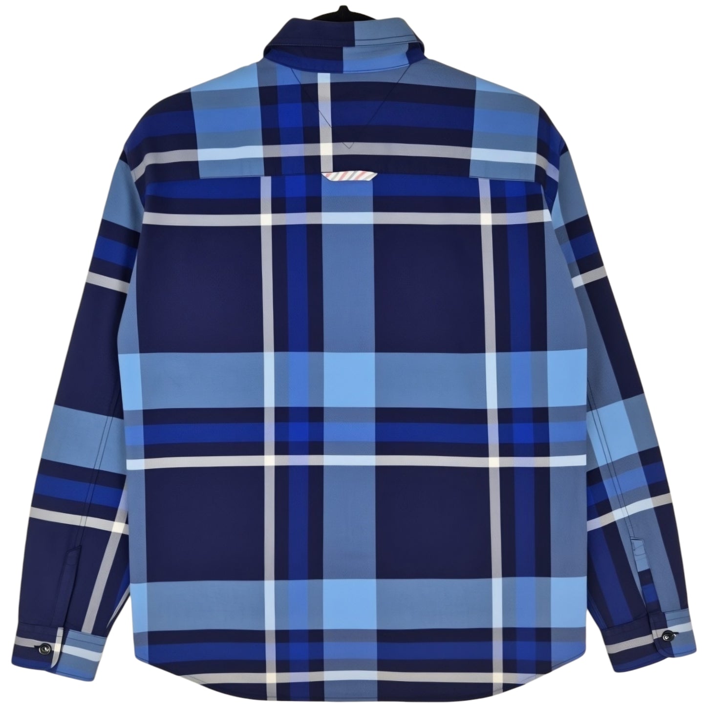 Tommy Hilfiger Blue Checkered Casual Fit Long Sleeve Button Shirt Size M