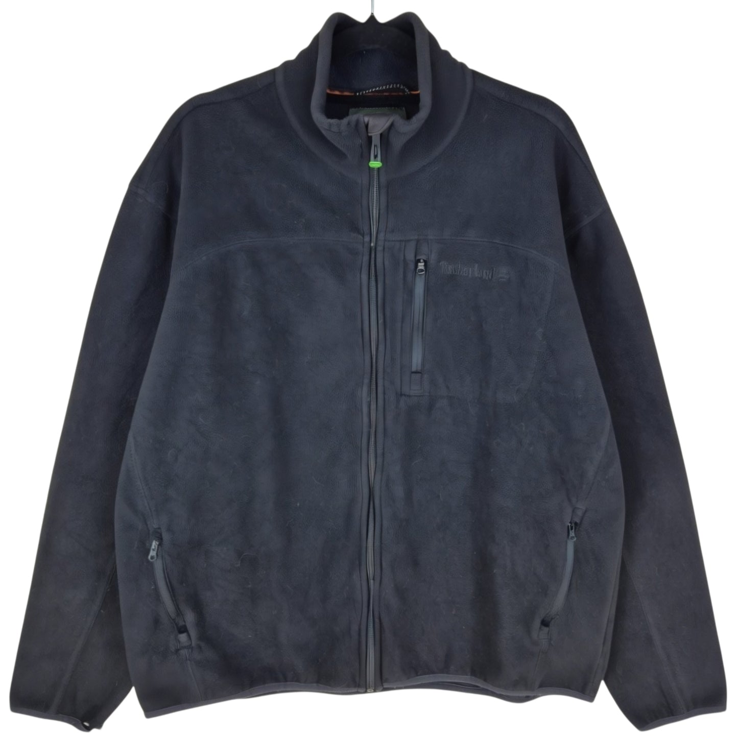 Timberland Black Fleece Zip Jumper Size XL