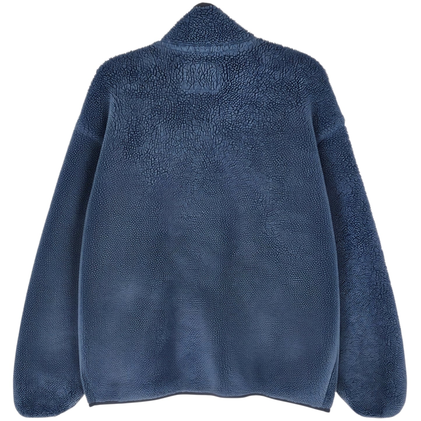 Vintage Woolrich 90's Dark Blue USA Made Fleece Zip Jumper Size L