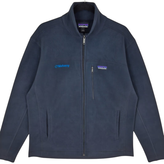 Patagonia Black Quarter Zip Fleece Jumper Size L