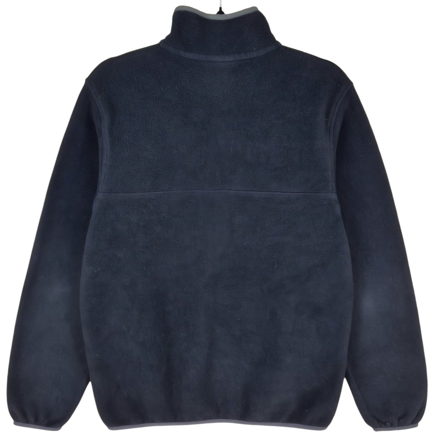 Patagonia Black Quarter Button Fleece Jumper Size M