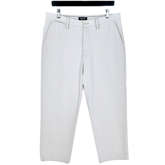 Nautica Cream Brown Classic Chino Pants W34
