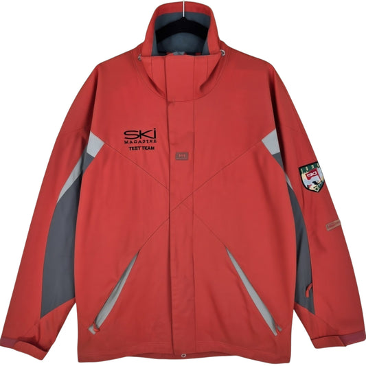 Helly Hansen Orange Ski Magazine Test Team Windbreaker Jacket Size M