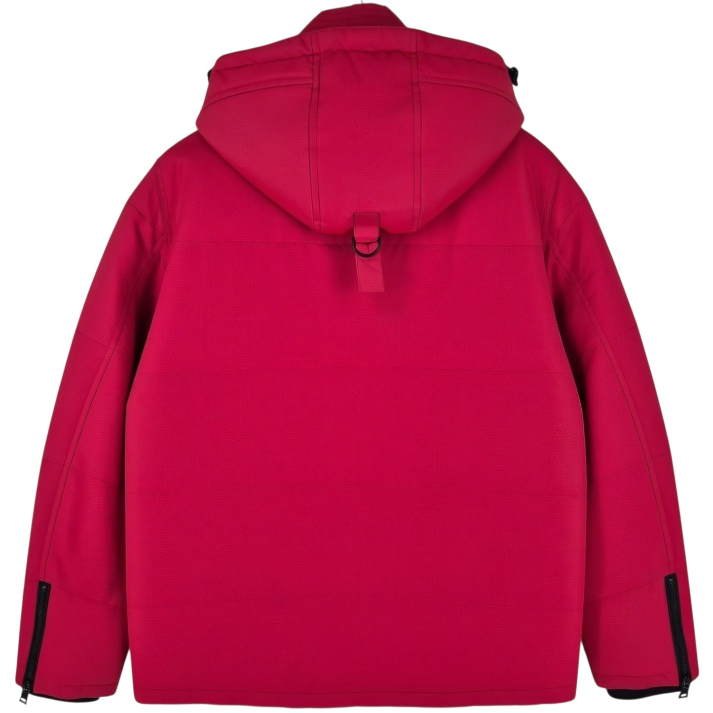 Nautica Red Heavy Quilted Nylon Jacket Size S