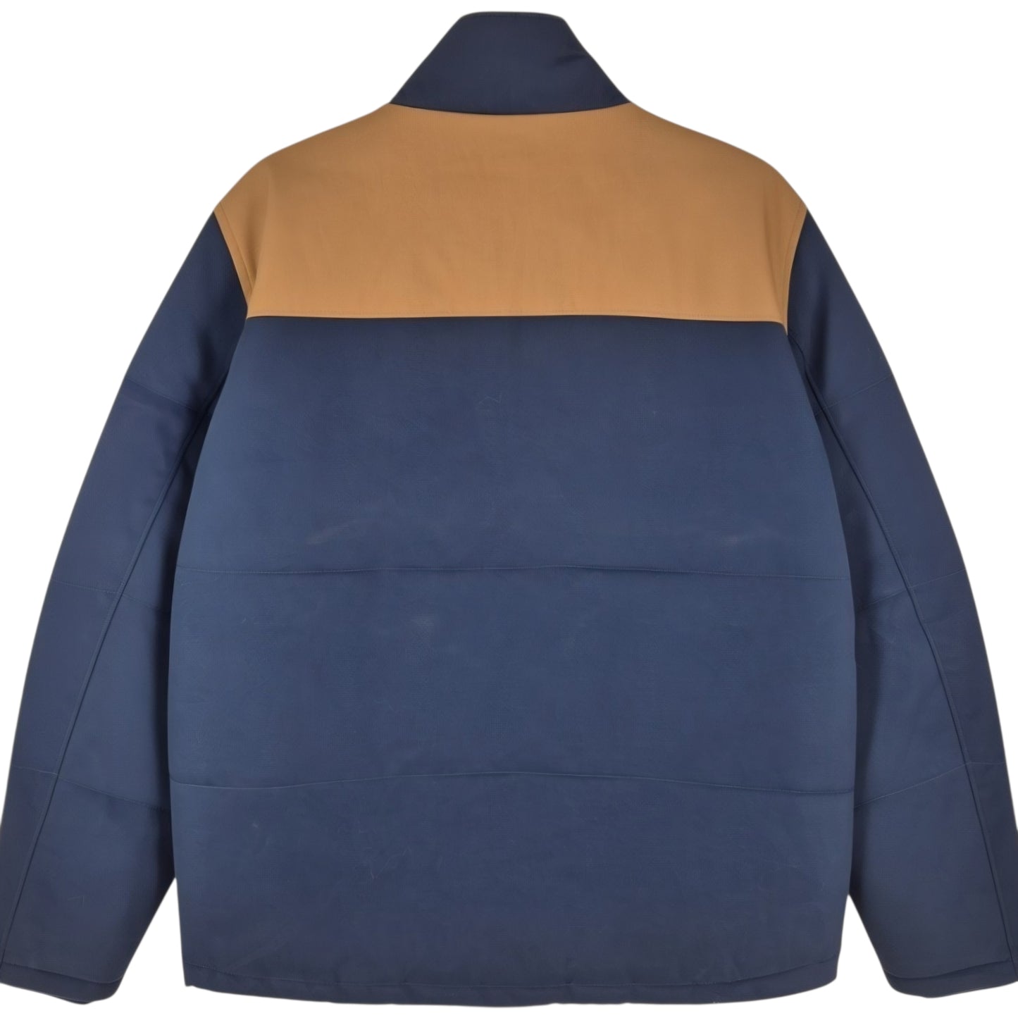 Levis Dark Blue & Brown Heavy Quilted Jacket Size M
