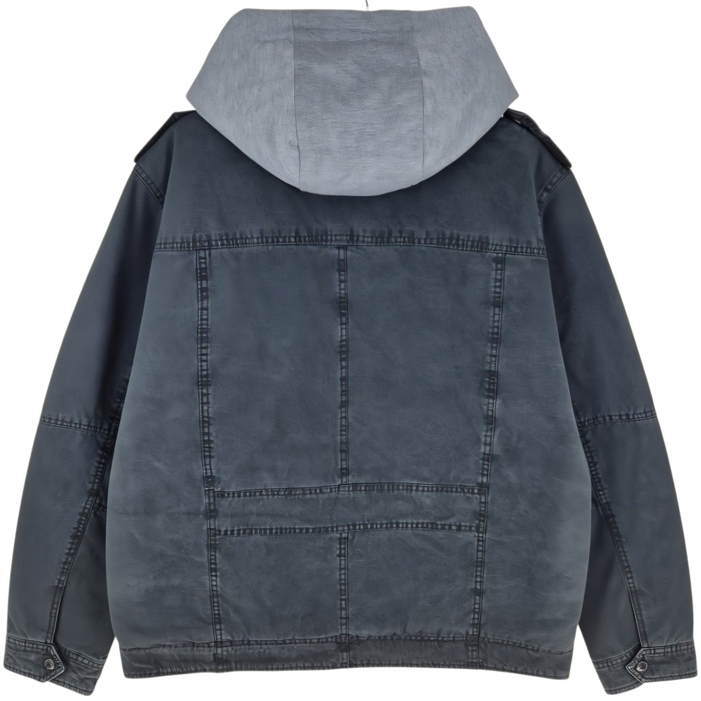Levis Black Fleece Insulated Denim Jacket Size L