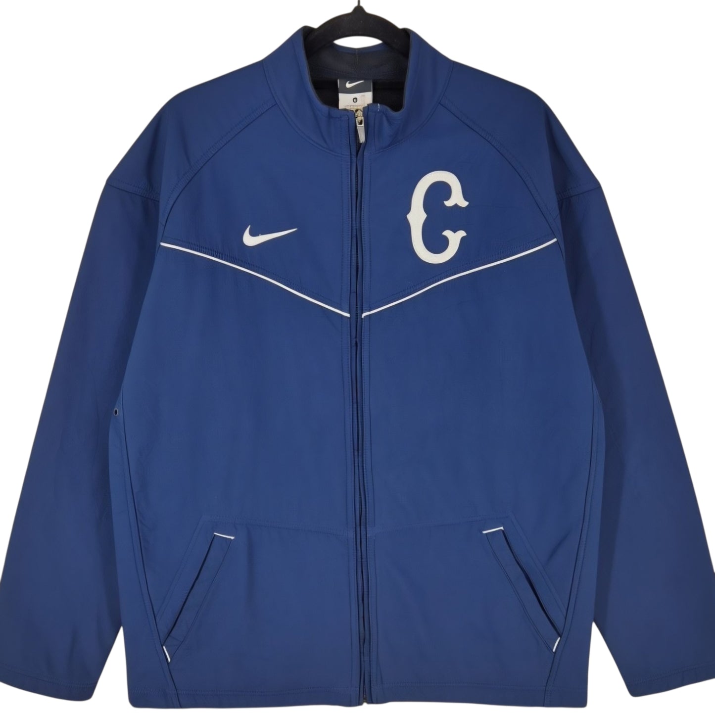 Nike University Of Connecticut Dark Blue Windbreaker Jacket Size L