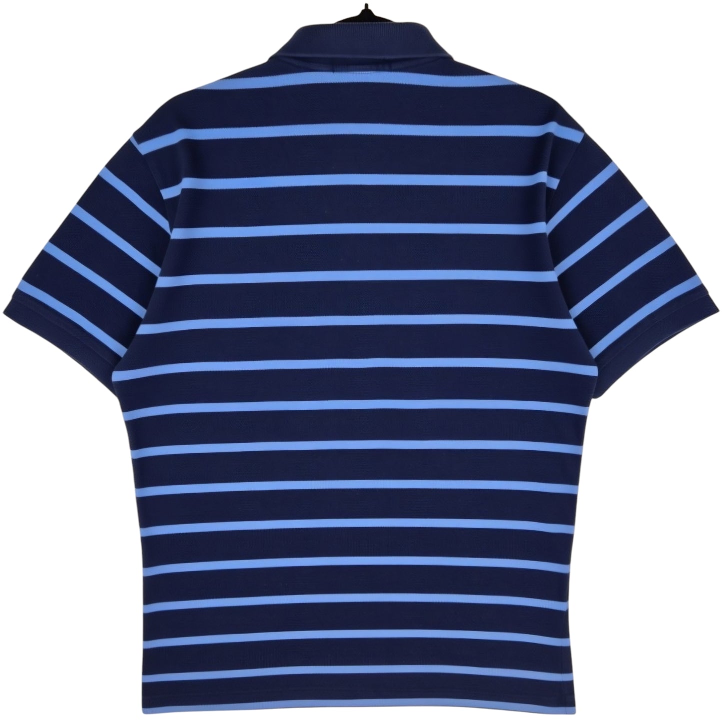 Vintage Polo Ralph Lauren 90's Dark Blue Striped Polo Shirt Size L