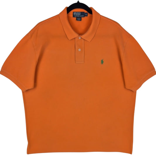 Vintage Polo Ralph Lauren 90's Orange Polo Shirt Size XL