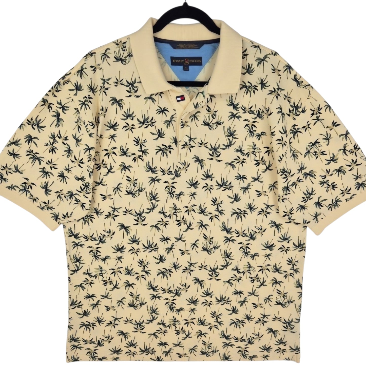 Vintage Polo Ralph Lauren Golf 90's Cream Yellow Polo Shirt Size XL