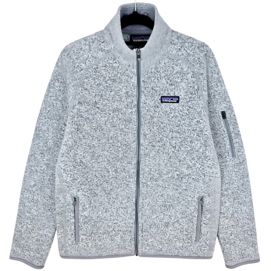 Patagonia Womens Grey Fleece Zip Jumper Size M