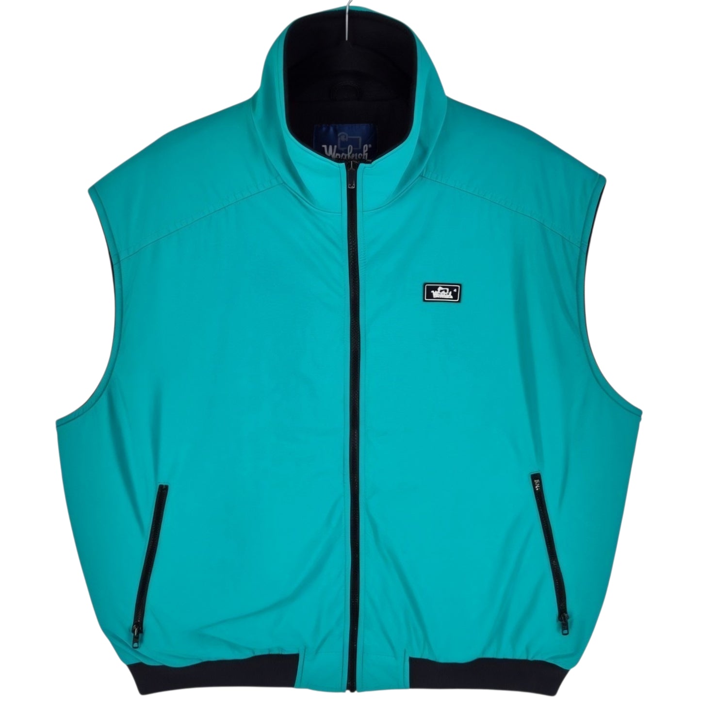 Vintage Woolrich 80's Aqua Green Fleece Insulated Vest Size 3XL