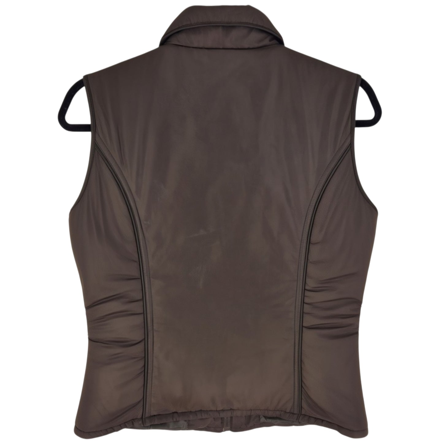 DKNY Active Womens Brown Padded Vest Size L