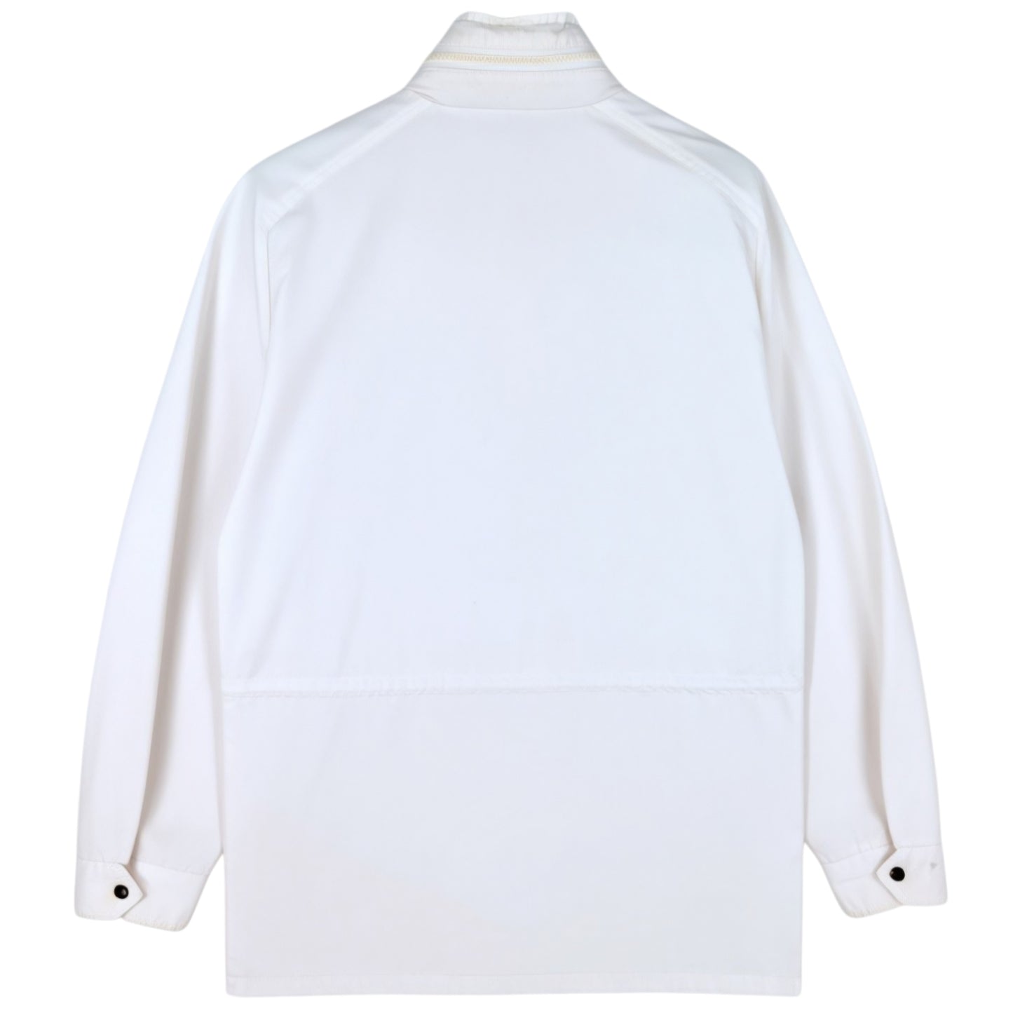 Vintage Members Only White Light Trench Coat Jacket Size S