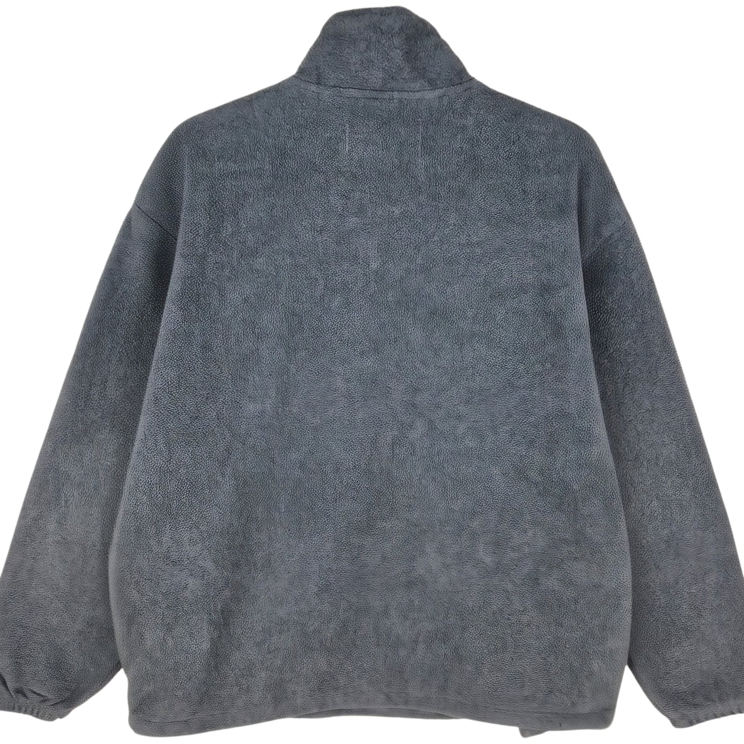 Vintage Spalding Bar Minnesota Grey Quarter Zip Fleece Jumper Size XL