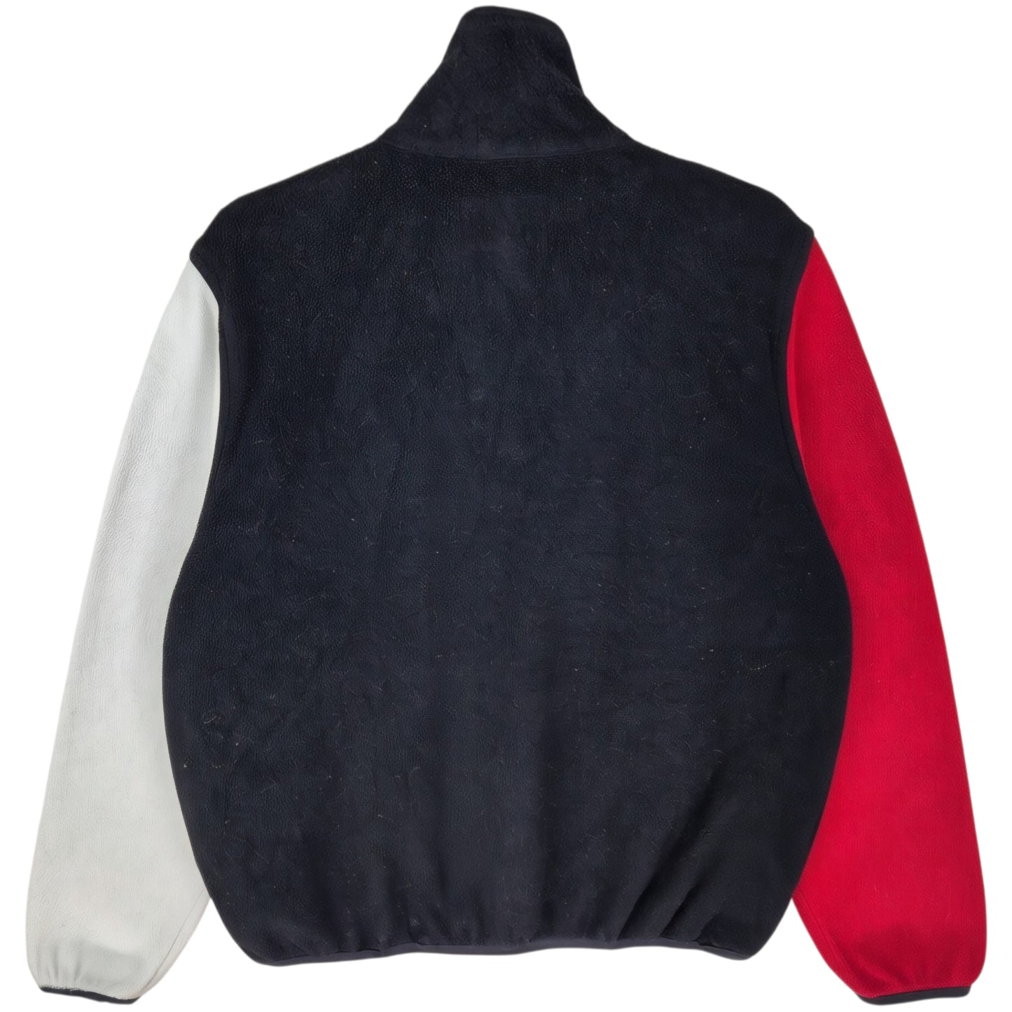 Vintage Triton Aquatics 80's Black Red & White Quarter Zip Fleece Jumper Size M