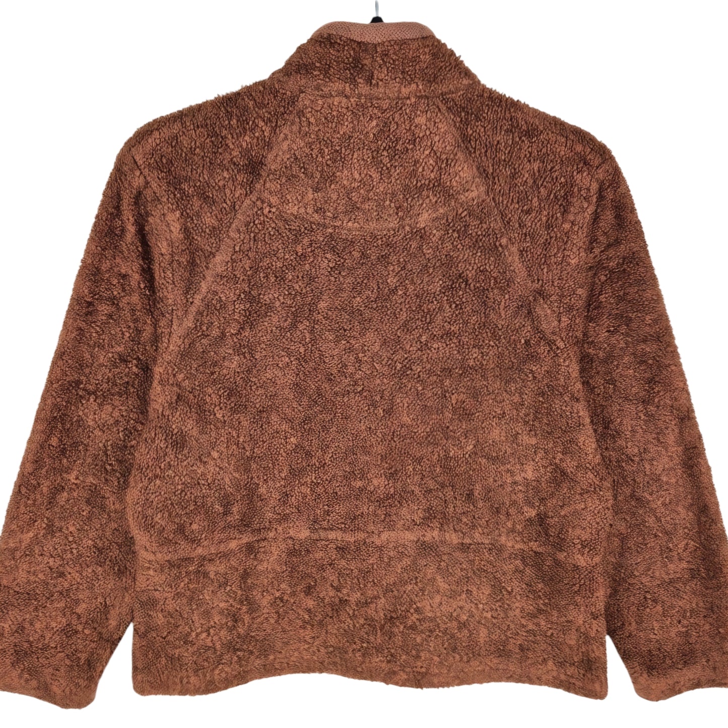 Woolrich Womens Brown Fleece Zip Jumper Size M