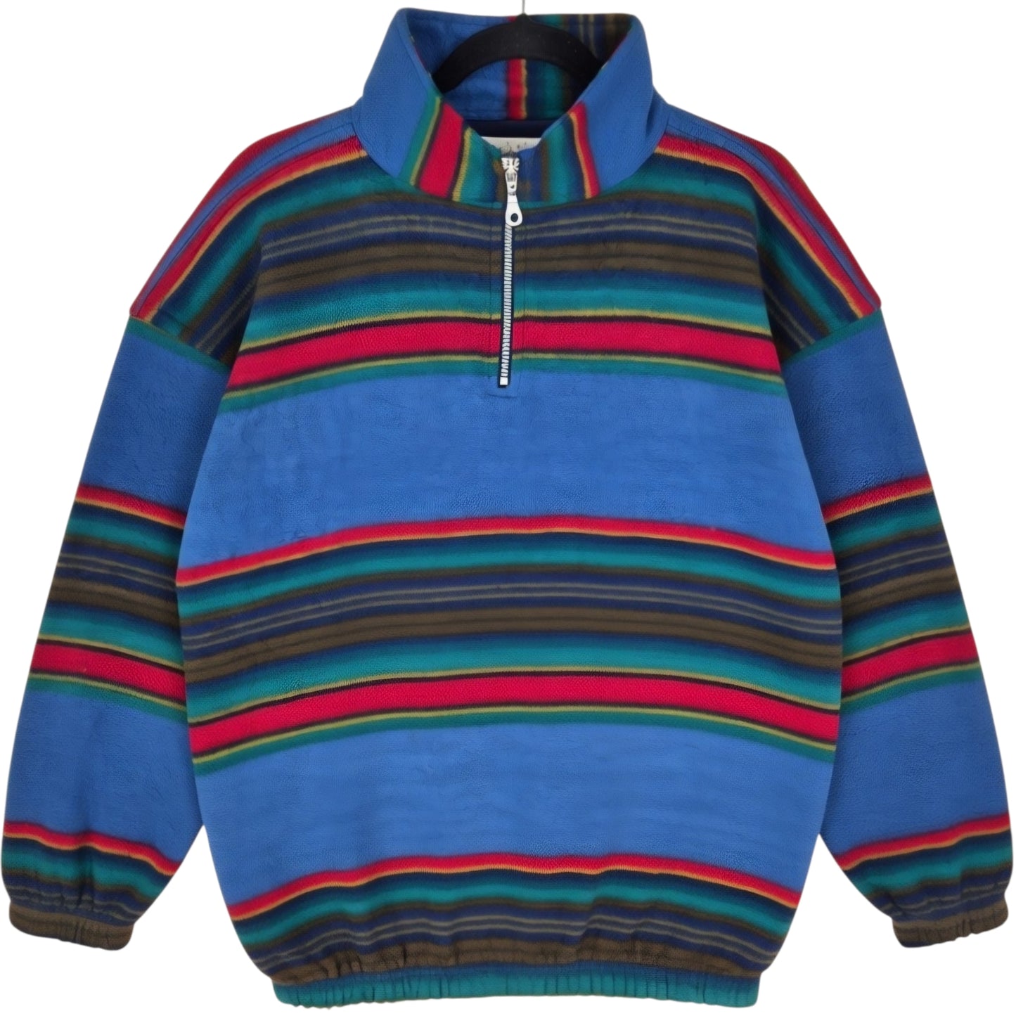 Vintage Daniel David Systeme Adventure 90's Colourful Fleece Jumper Size XL