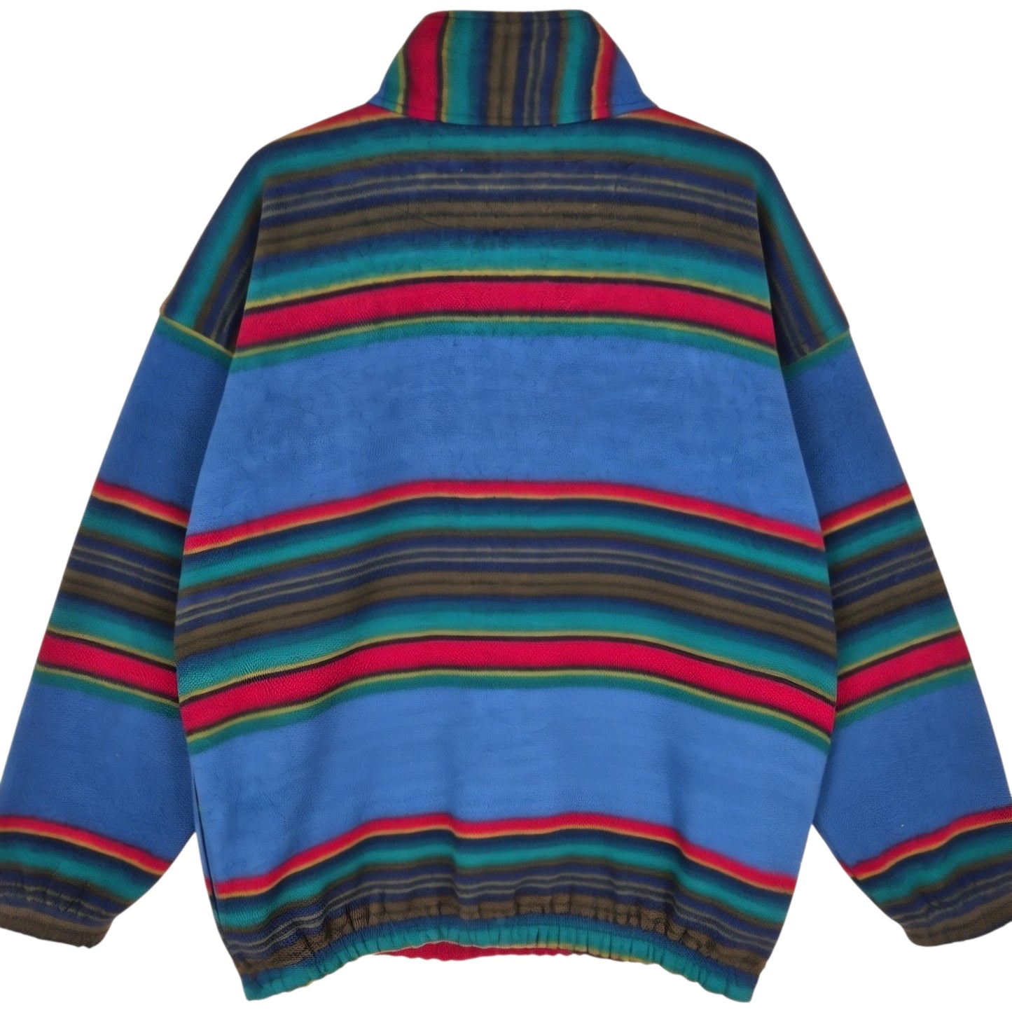 Vintage Daniel David Systeme Adventure 90's Colourful Fleece Jumper Size XL