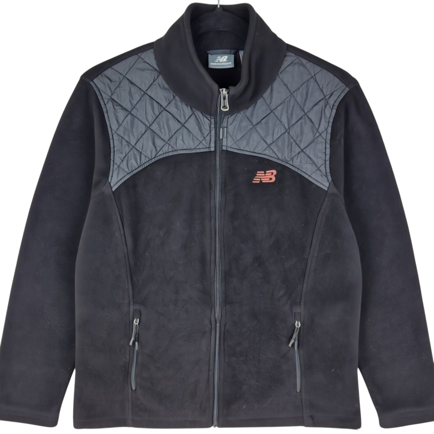 New Balance Womens Black Fleece Zip Jumper Size L