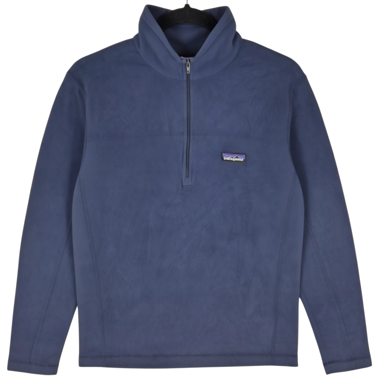 Patagonia Dark Blue Quarter Zip Fleece Jumper Size S