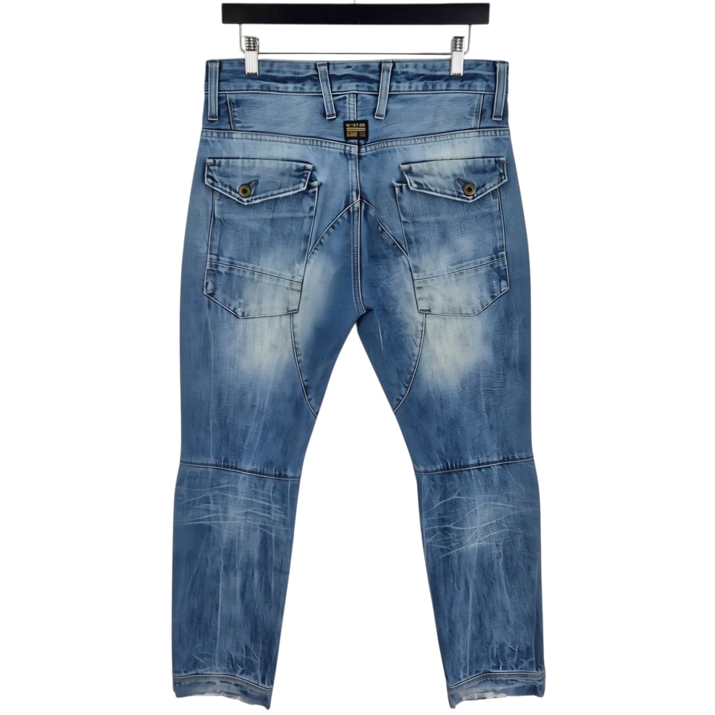 G Star Raw Jeans Blue Heavy Cargo Denim W32