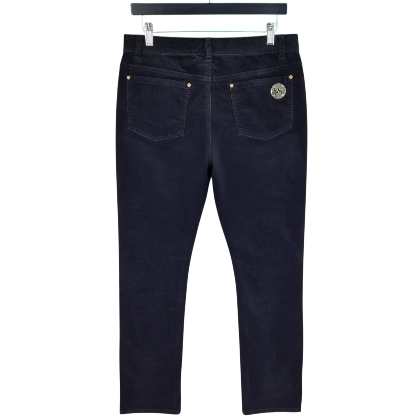 Michael Kors Jeans Womens Black Straight Leg Corduroy Denim W32