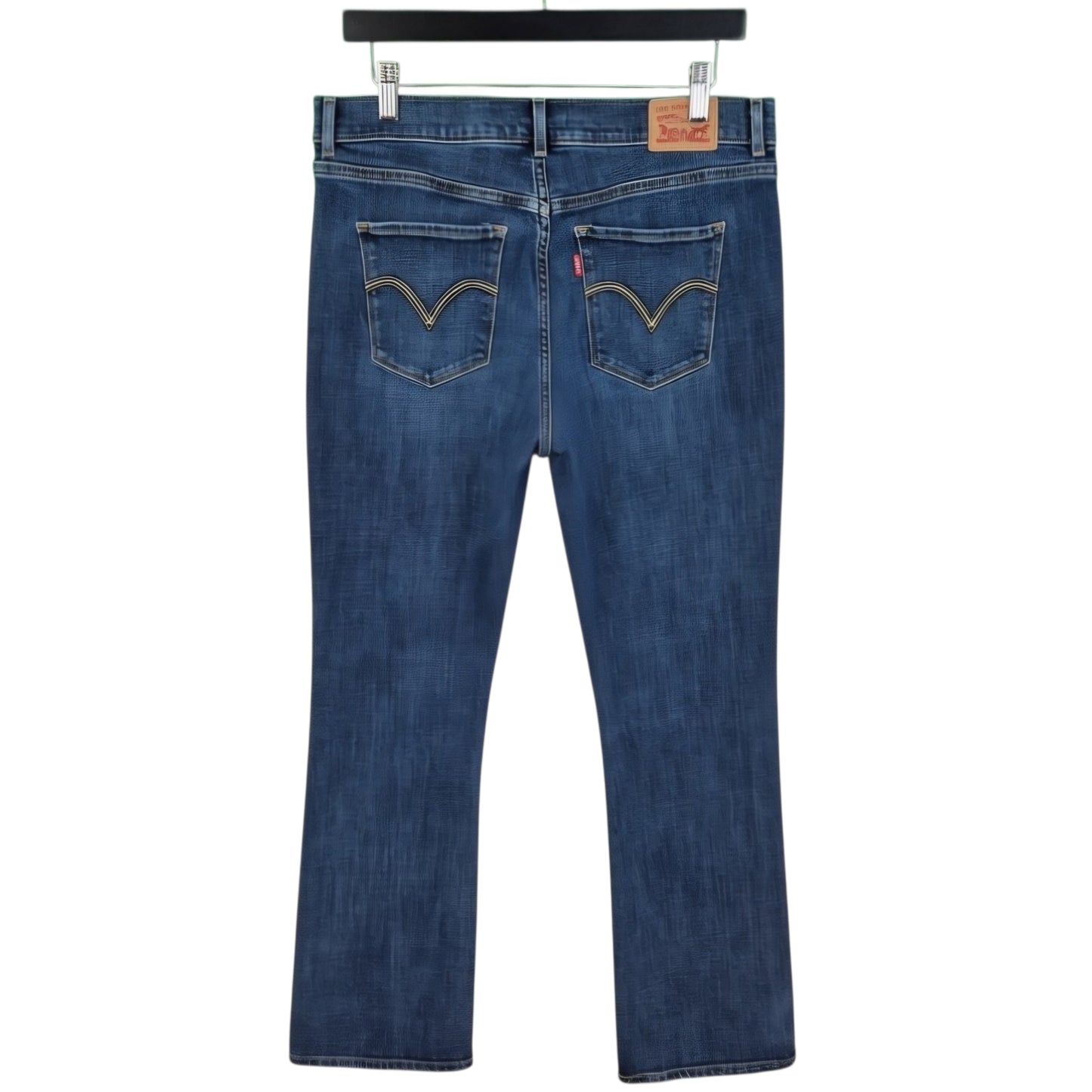 Levis Jeans Womens Dark Blue Classic Bootcut Stretch Denim W32