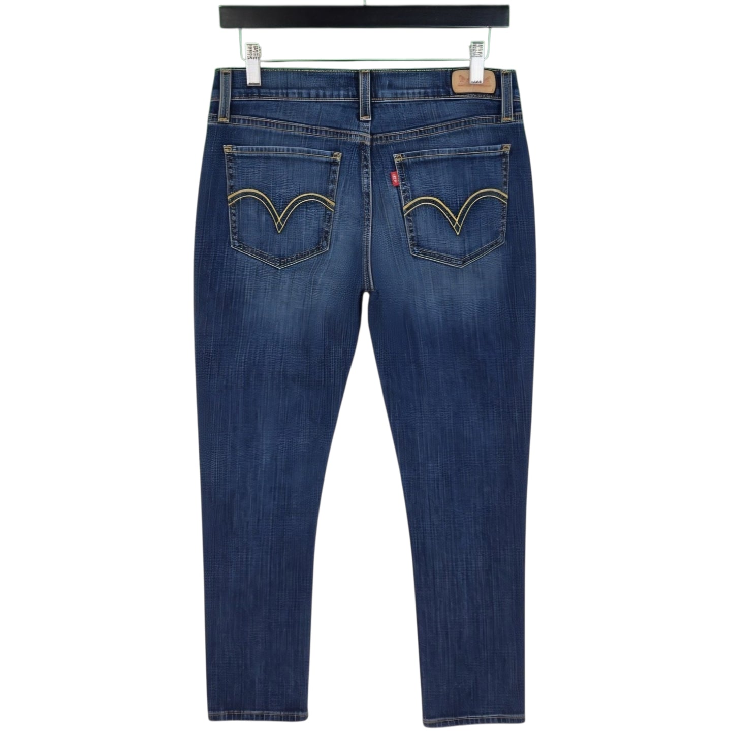 Vintage Levis 524 Jeans Womens Dark Blue Too Superlow Denim W32