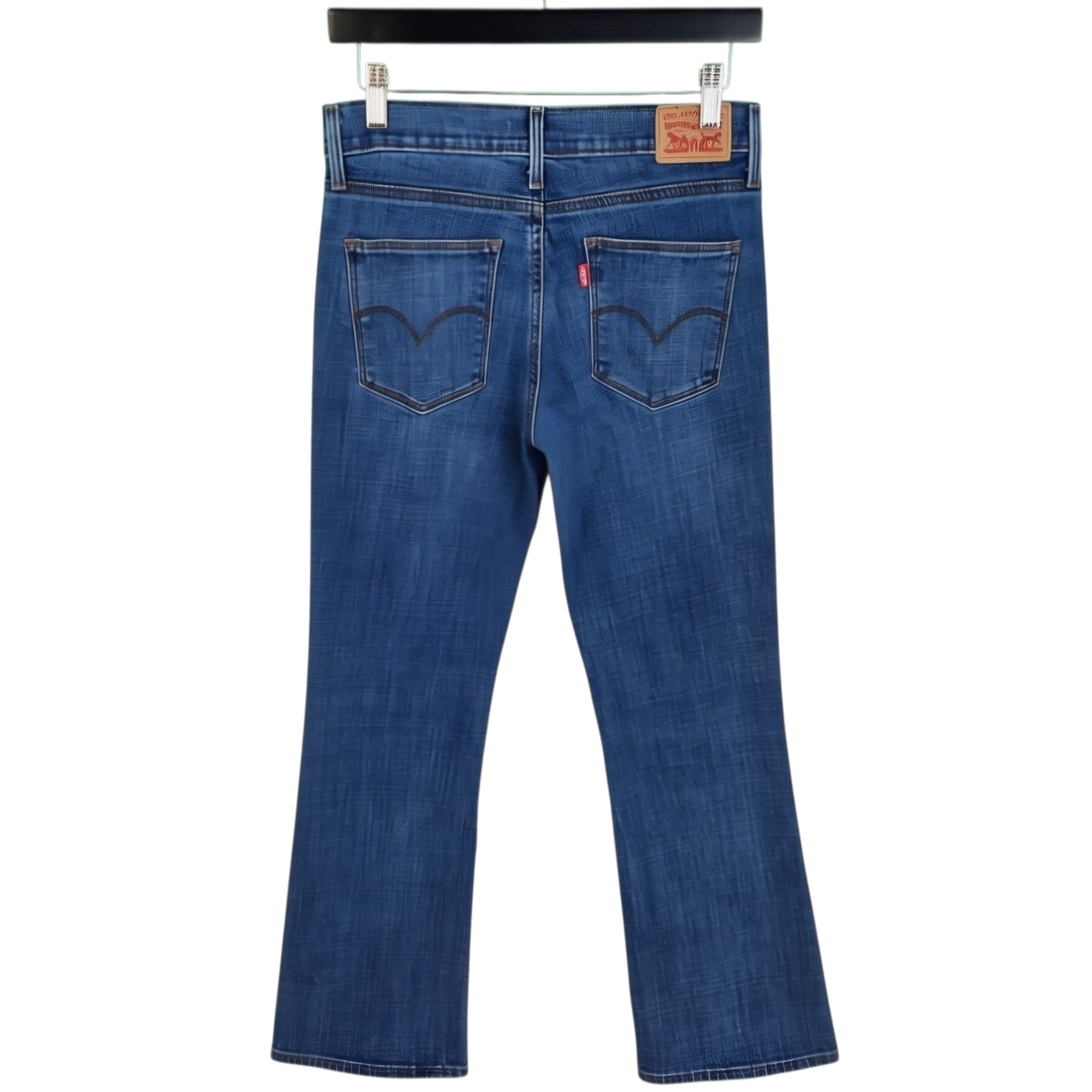 Levis Jeans Womens Blue Slimming Bootcut Stretch Denim W29