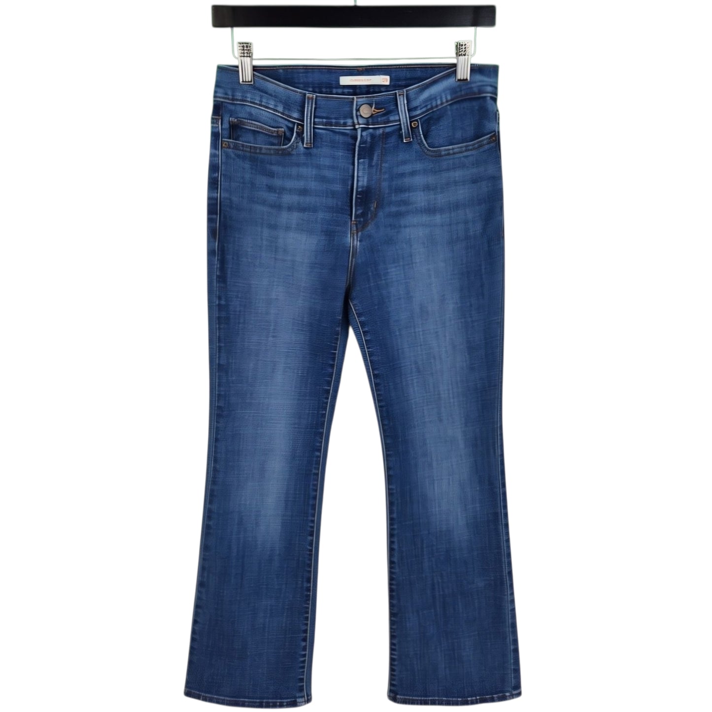 Levis Jeans Womens Blue Slimming Bootcut Stretch Denim W29