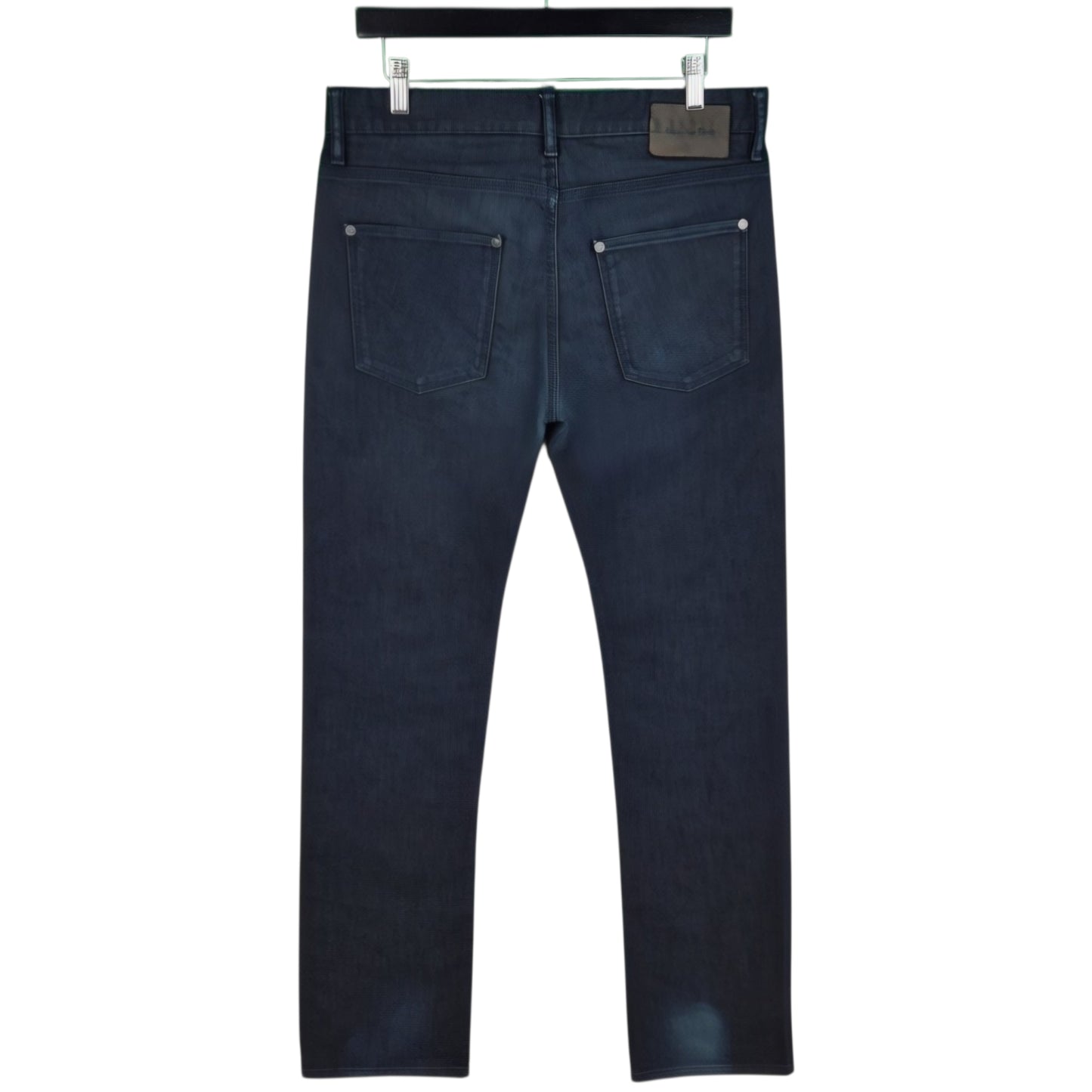 Massimo Dutti Jeans Black Straight Leg Denim W33